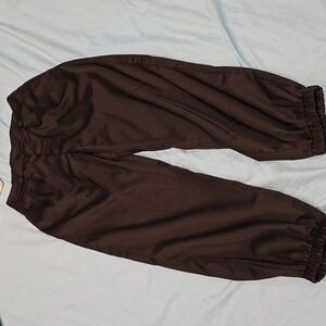 SHEIN Black Elastic Hem Pants